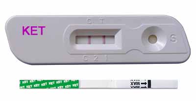 KET Urine Test strip and Cassette